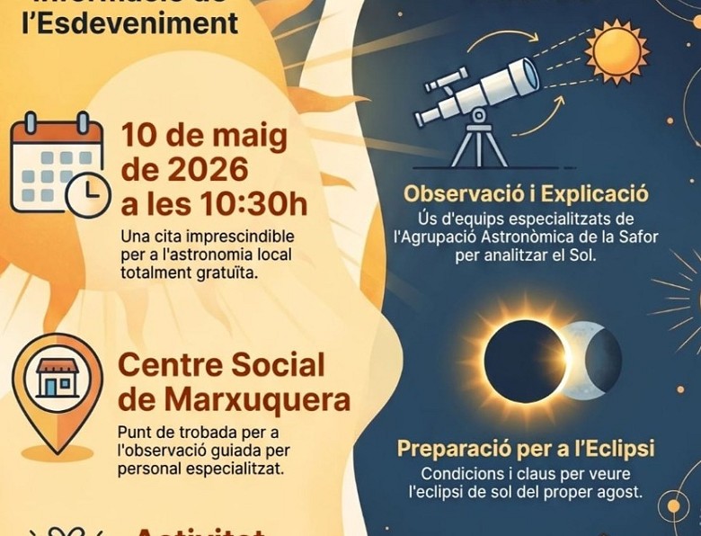 Jornada d´Astronomia a Marxuquera