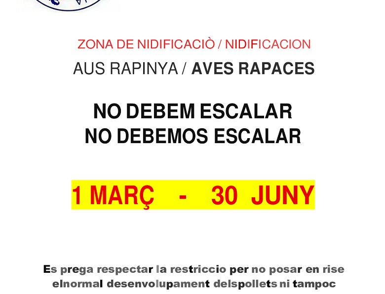 Atenció escaladors! 